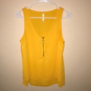 DNA Couture gold tank top